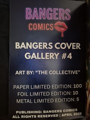 Bangers Comics #4 Full Chase Mary Jane Cosplay VIRGIN `Variant Ltd 100