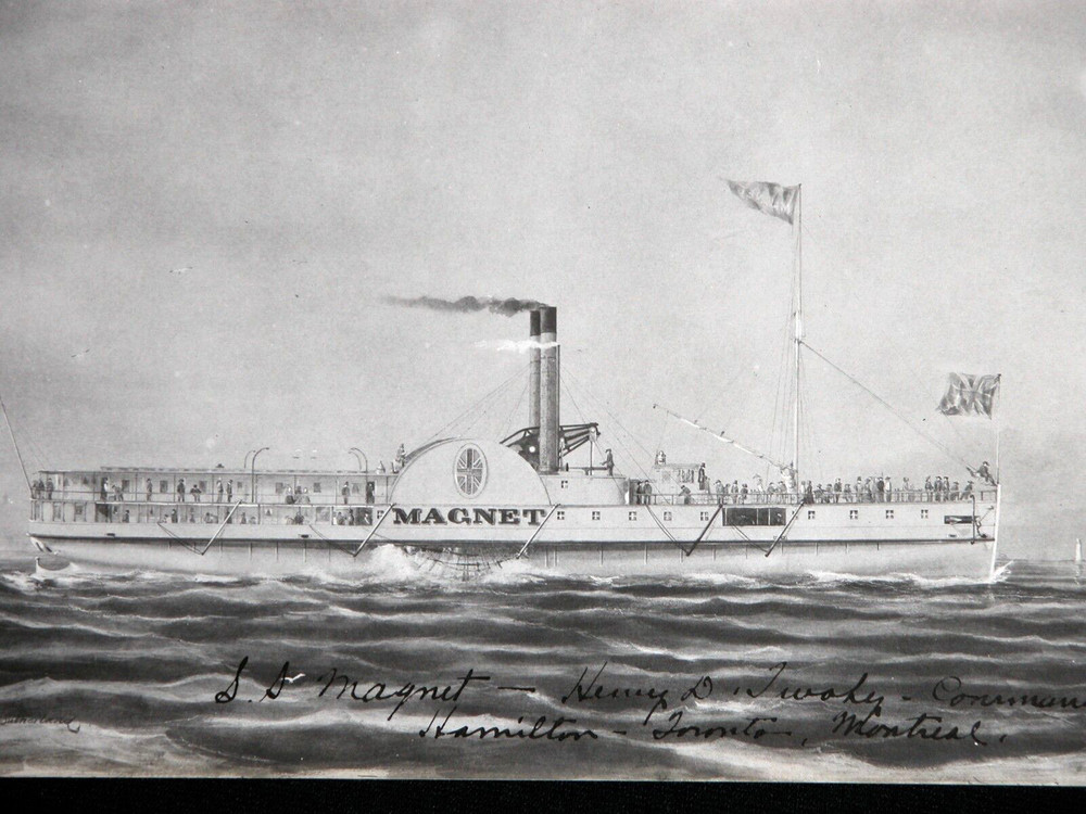 1927 Magnet Steamer Ship Canada Captain Henry D. Twohy Rare Orig B&W Photograph