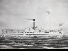 1927 Magnet Steamer Ship Canada Captain Henry D. Twohy Rare Orig B&W Photograph
