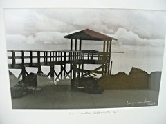 MATTED PHOTOGRAPHY South Western Silhouette By Larry Santucci 2007 Framed 20×16