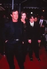 Dia Sylvester Stallone Sage & Jennifer Flavin 1996 KB Format Photographer P10-16-3-2