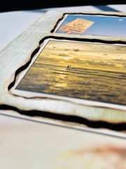 Custom wood Piranha beach photography art home deco by Steve Harris