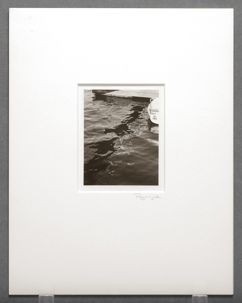 RYUIJIE 1995 REFLECTION – MOSS LANDING 4X5 PLATINUM PHOTOGRAPH – MAKE AN OFFER!