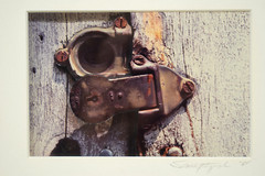 Scott Matyjaszek 1987 Photo Sculpture ‘Old Yale Lock’ Art Photo Collage