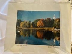 Robert A. Dennis Signed Kennebunk River Landscape Color Photograph Matted