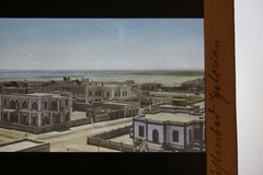#21 Color Glass Slide Egypt: Desert Bath Hélouan Helwan