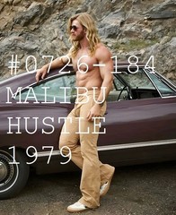 VINTAGE MALE PORTRAIT #0726-184 -men & cars: malibu hustle 1979 – freeShipUS
