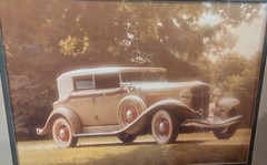 Pair of William D. Plante Art Photographs 1933 Auburn & 1935 Auburn