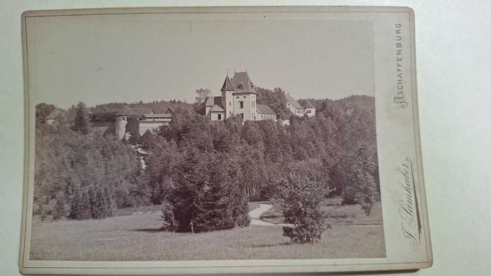 21 x 15.5 cm Samhaber Aschaffenburg Bavaria CDV photo around 1880