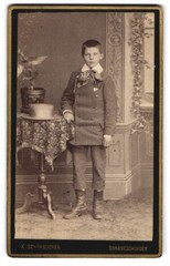 Photograph X. Schönbucher, Donaueschingen, Ernst Fischer in 1889