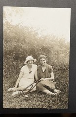 Photo Portrait Young Women St Wendel Siblings Sisters Model Hat 1924 Dress