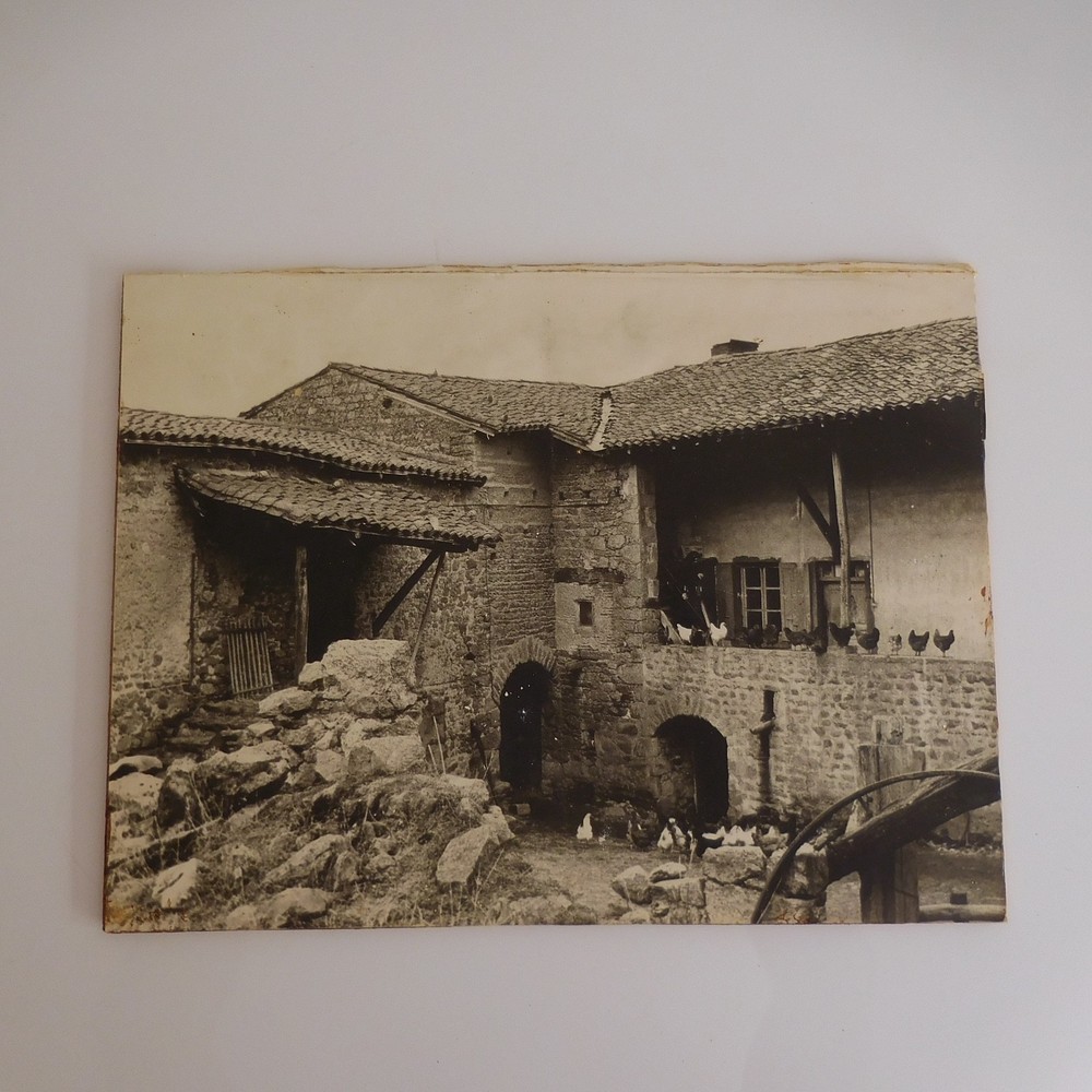 Original Black & White Analog Photography On Wood XXth Art Deco PN France