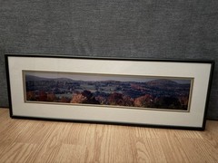 Erskine Wood Photograph Gallery Frame/Mat Peacham, Vermont Signed