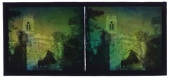 AUTOCHROME Original Colour Stereo Photo Circa 1920 Vintage Glass V35L26n2