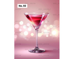 Digital Image Cosmopolitan – Drink Photograph | Ai Visual Beverage Photo Product