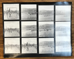 NEWLY FOUND! Hendrickson PHOTO Contact Sheet Proof & Negatives RESTING PLATOON