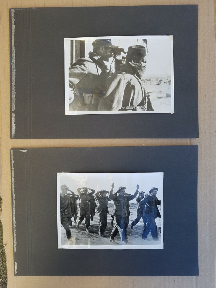 2 Original – Fotos Afrika um 1940 Afrikafeldzug Moslem Gefangene Atelier Scherl