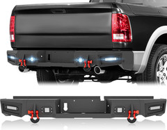 for Ram 1500 Rear Step Bumper Compatible with 2009-2018 Dodge Ram 1500 & 2019-20
