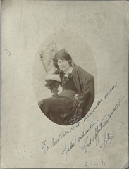 France Portrait Of A Woman By Allaud à Lyon Photo Vintage Dated 1923