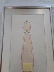 2 1975 William Eagan artwork «MICHAEL & JEFFREY» Signed 20 1/4″ X 9 1/4″