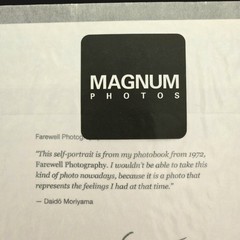 Daido Moriyama SIGNED Magnum Archival Print 6″ x 6″ Farewell Photography 1972