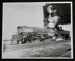 Union Pacific Steam Locomotive Engine X3949 Photograph Vtg 50s Railway Railroad