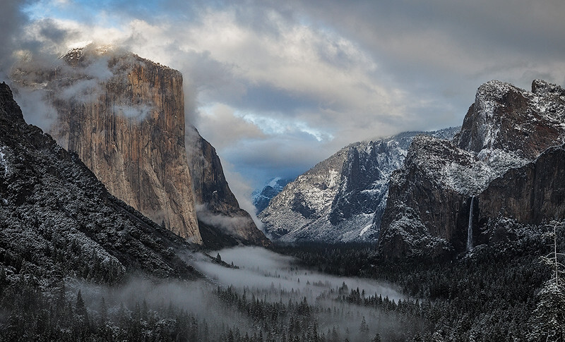Winter Wonderland 17X25 Yosemite Landscape like Ansel Adams