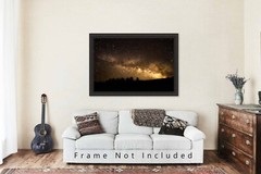 Milky Way Celestial Night Sky Rocky Mountains Colorado Photography Print