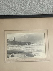 W. R. MacAskill Orig Hand Colored Photograph SURF AT PEGGYS COVE NOVA SCOTIA
