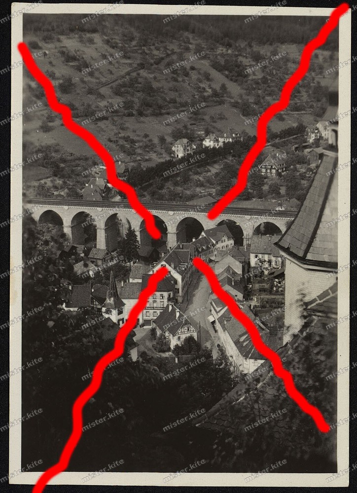 Photo-Hornberg-Railway Viaduct-Black Forest Railway-Architecture-1920s-175