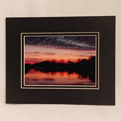 Cambridge WI Sunrise Landscape Photography Wall Art 8×10 Matted Photo Print