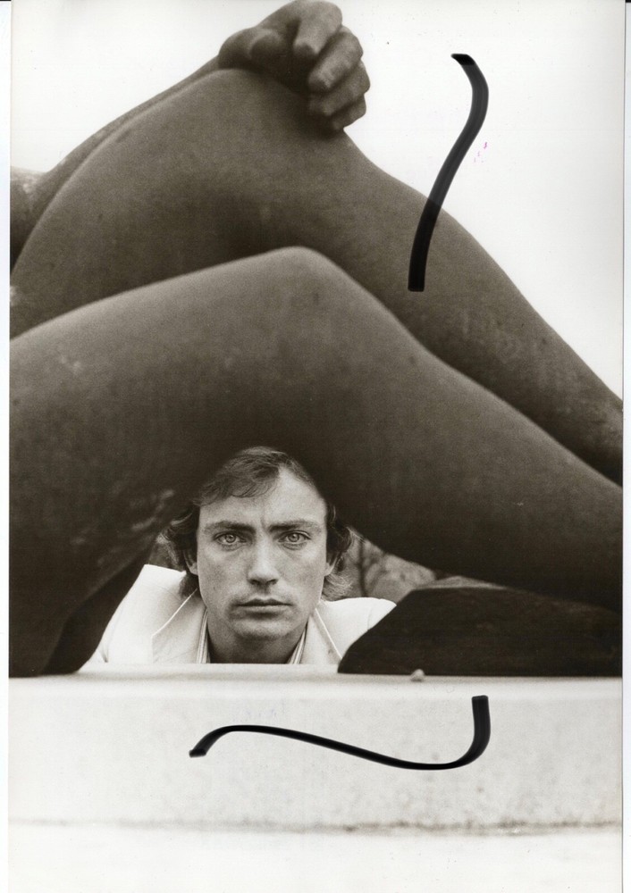 30x20cm Genuine Barite Archive Photo James Andansen 1974 Udo Kier