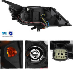 – Fit 2014 2015 2016 2017 2018 2019 2020 Chevy Impala Halogen Type Projector Hea