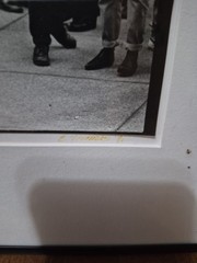 Original Signed Street Photography «Daily Plaza 1990» Framed Chicago Art E. Thom