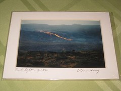 Artist Lilian De Mello Hawaii photographer Signed 5×7 Matted First Light 8-1-02