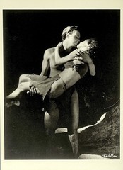 Tarzan Johnny Weissmuller & Maureen O’Sullivan Art Photo Print Card 4.25”x6”