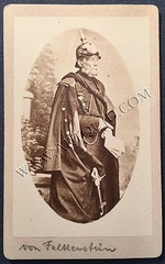 Carte de Visite GENERAL EDUARD VOGEL VON FALCKENSTEIN, Infantry, circa 1878, CDV