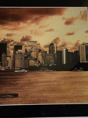Boris Vyatkin New York City Skyline Statue Of Liberty Framed Photograph Color