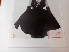 Bert Stern – Marilyn Monroe – in black dress with pearls – limited & signed