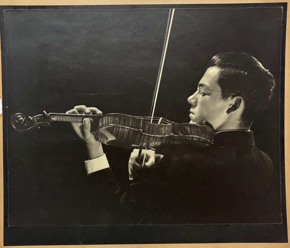 1933 HAROLD HALIDAY COSTAIN ‘George Bennett VIOLINIST Musician Portrait PHOTO