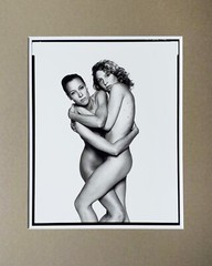 David Bailey (b. 1938) Two Female Models Art Print Photograph Matted