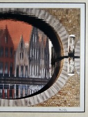Illegibly Signed Limited Edition 35mm Art Photograph 23.25×19.25 Framed, Europe