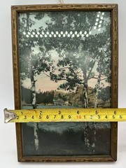 Vintage Wallace Nutting RARE Hand Painted PHOTO PRINT Circa EARLY 20TH Century