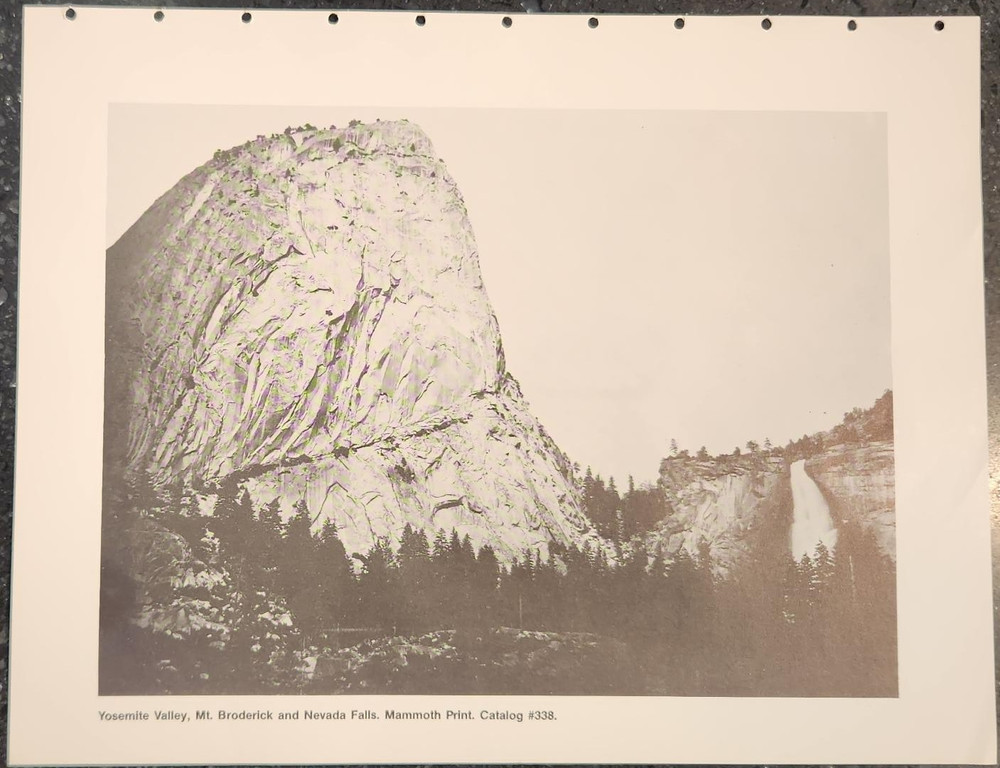 Carleton E Watkins Yosemite Valley Mt Broderick Nevada Falls 1984