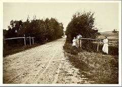Along A Country Road Art Print Card Photo By Edward A. Bass 1900 4”x6” Fotofolio