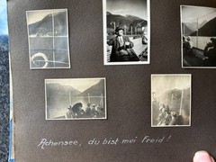 Old Photo Album Civilian with Flaws, Travel 1930s /90