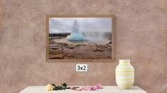 Exploding Iceland Geyser, High Resolution Image, Many Formats, TV Art