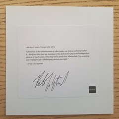 PETER VAN AGTMAEL – SIGNED PHOTO – MAGNUM SQUARE PRINT