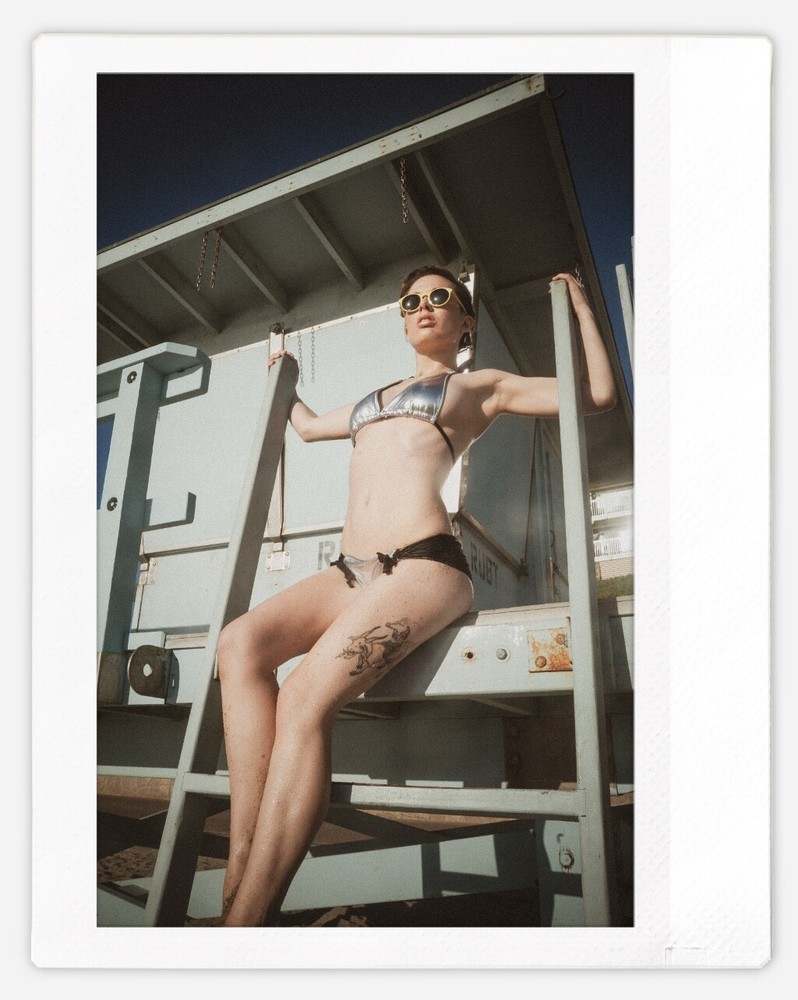 Art model Olive Glass Instax Wide Instant Film Print