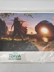 Disney Raya and the Last Dragon Panoramic Art Print Lithograph Promo Poster